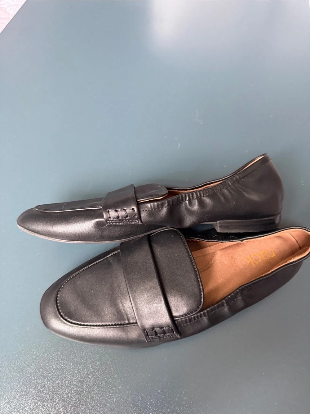 Black Leather Michela Apron Nordstrom Rack Loafers for Women - Slip-On Flats